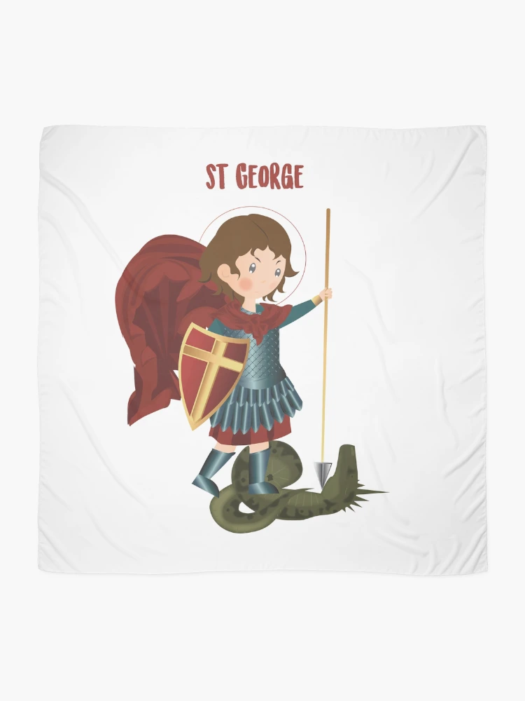 Thumbnail 2 of 3, Scarf, Saint George designed and sold by AlMAO2O.