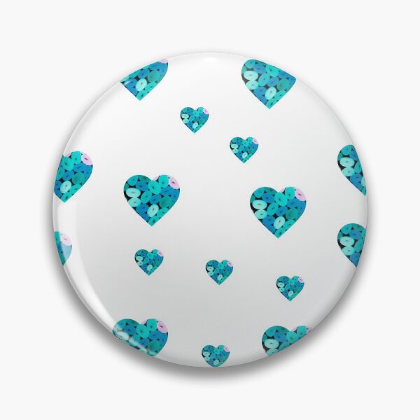Item preview, Blue Jellybean Hearts Sticker Pack designed and sold by Designs By YL.