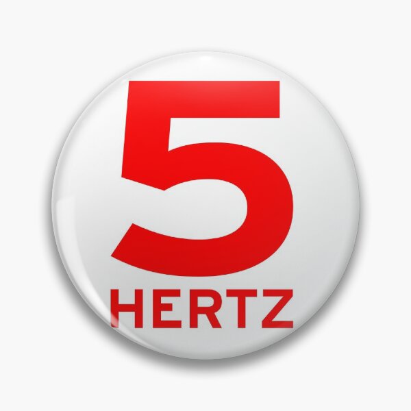 Item preview, 5 HERTZ BRAND LOGO - RED designed and sold by 5hertz.