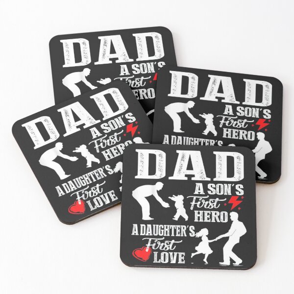Item preview, A Son's First Hero, A Daughter's First Love | Gift For The Father's Day | Gift For Dad designed and sold by ThuyPhamStore.