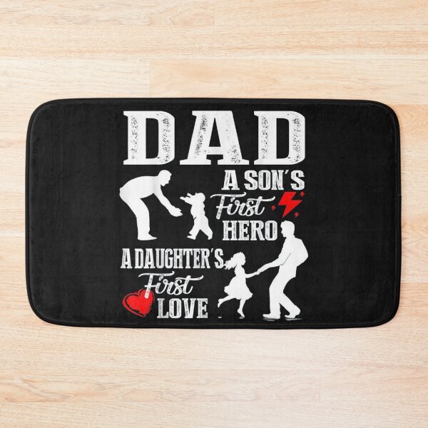 Item preview, A Son's First Hero, A Daughter's First Love | Gift For The Father's Day | Gift For Dad designed and sold by ThuyPhamStore.