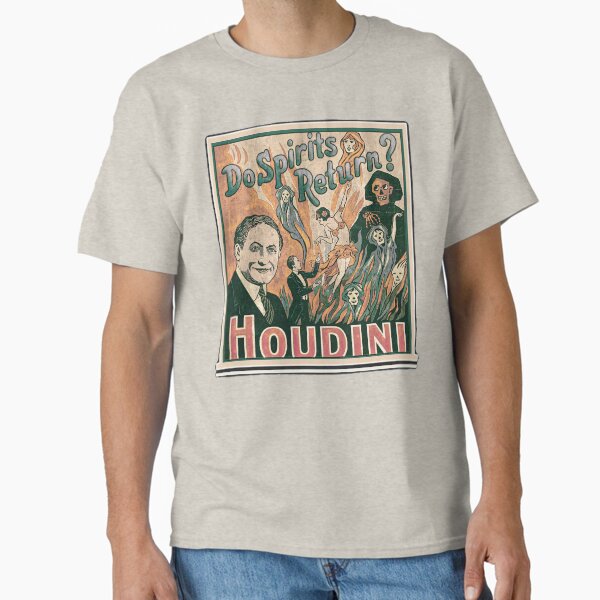 Magician Houdini Spirit Memory Dream Vintage Concept Classic T-Shirt
