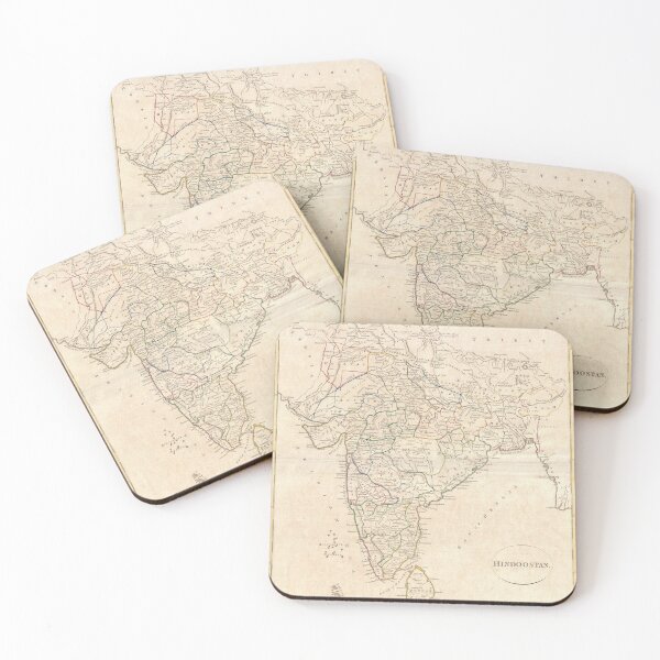 Item preview, Vintage map of India from 1799 designed and sold by Pajs.