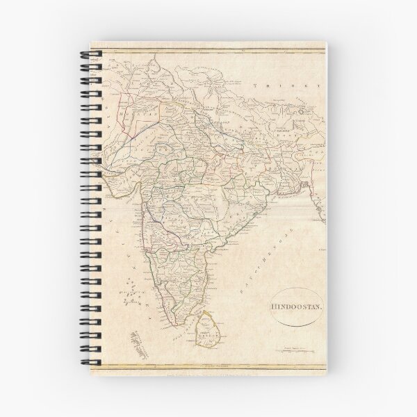 Item preview, Vintage map of India from 1799 designed and sold by Pajs.