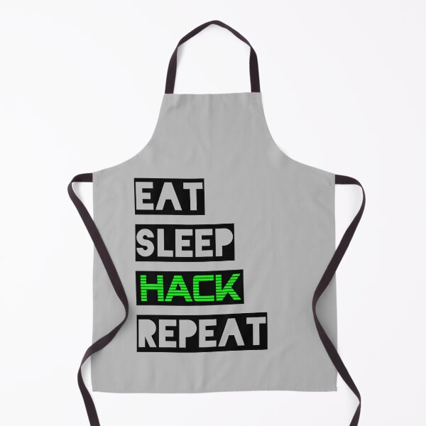 Item preview, Eat Sleep Hack Repeat Funny Hackers designed and sold by ByTekk.