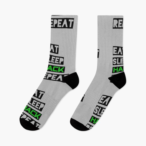 Item preview, Eat Sleep Hack Repeat Funny Hackers designed and sold by ByTekk.