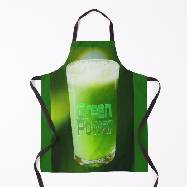 Item preview, Green power - green vegetable juice in a glass - lettering - photo design designed and sold by kikidu21.