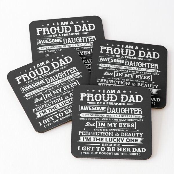 Item preview, I Am A Proud Dad of Freaking Awesome Daughter | Gift For The Father's Day | Gift For Dad designed and sold by ThuyPhamStore.