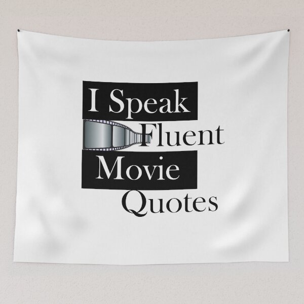 Item preview, Fuuny quotes gift I Speak Fluent Movie Quotes designed and sold by Mac Store.