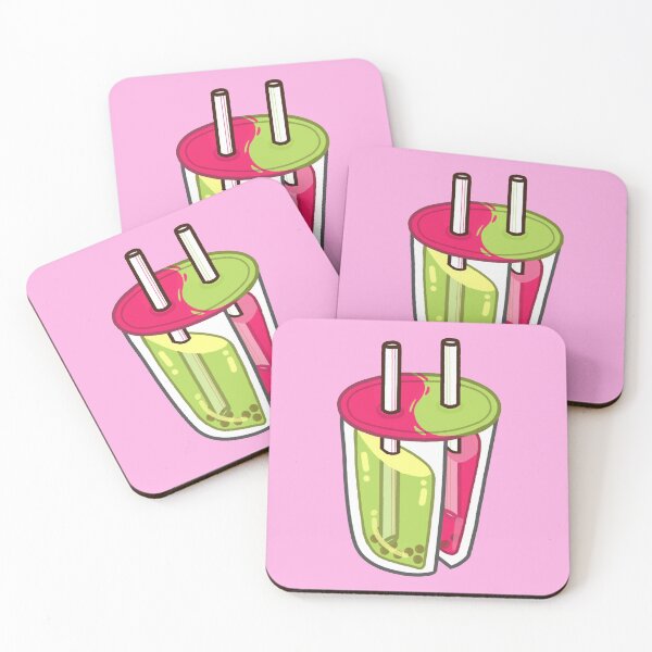 Item preview, Watermelon Boba Milk Tea designed and sold by Nabibibi.