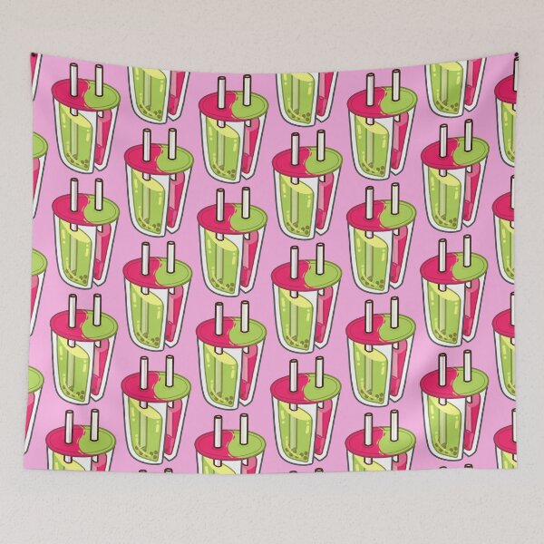 Item preview, Watermelon Boba Milk Tea designed and sold by Nabibibi.