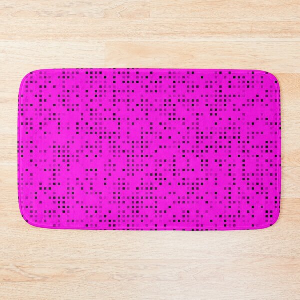 Item preview, halftone pattern made of tiny square Black and pink texture designed and sold by mashmosh.