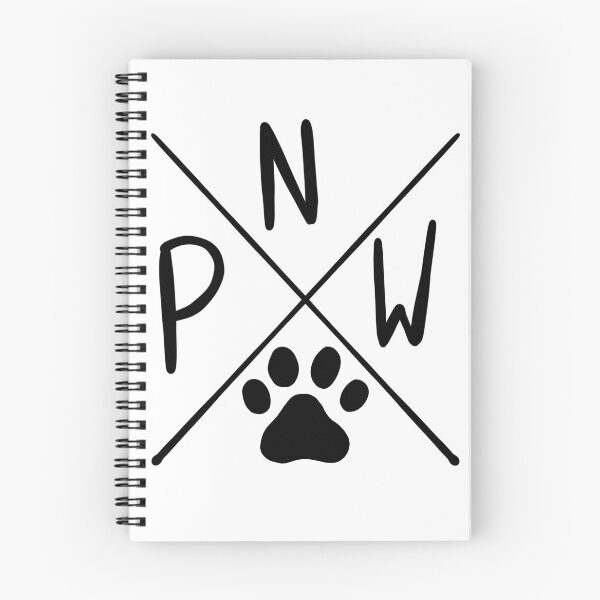 Item preview, Black PNW Dog Paw Print designed and sold by AlkiCreationsCo.