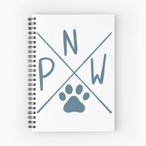 Item preview, Blue PNW Dog Paw Print designed and sold by AlkiCreationsCo.