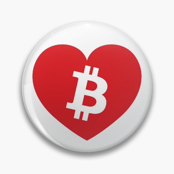 Item preview, Bitcoin Btc Love Heart Crypto designed and sold by JustLivinLife.