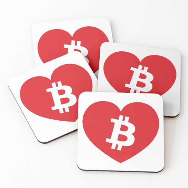 Item preview, Bitcoin Btc Love Heart Crypto designed and sold by JustLivinLife.