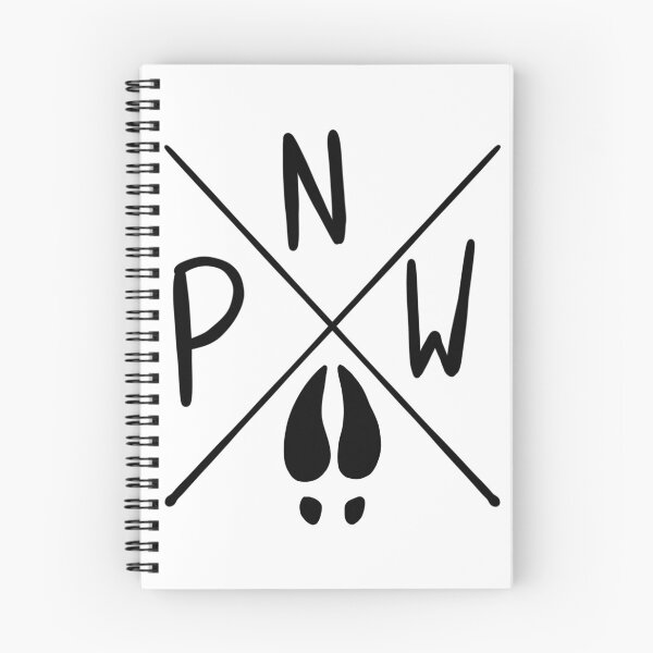 Item preview, Black PNW Deer Hoof Print designed and sold by AlkiCreationsCo.