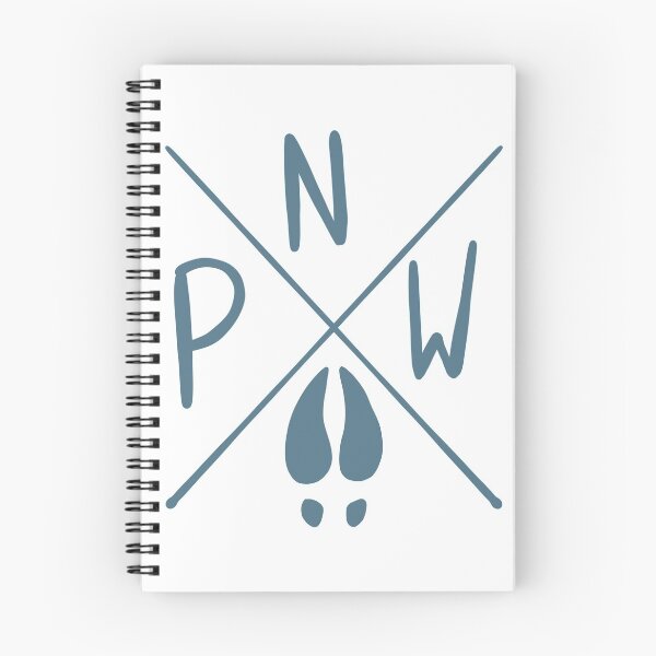 Item preview, Blue PNW Deer Hoof Print designed and sold by AlkiCreationsCo.