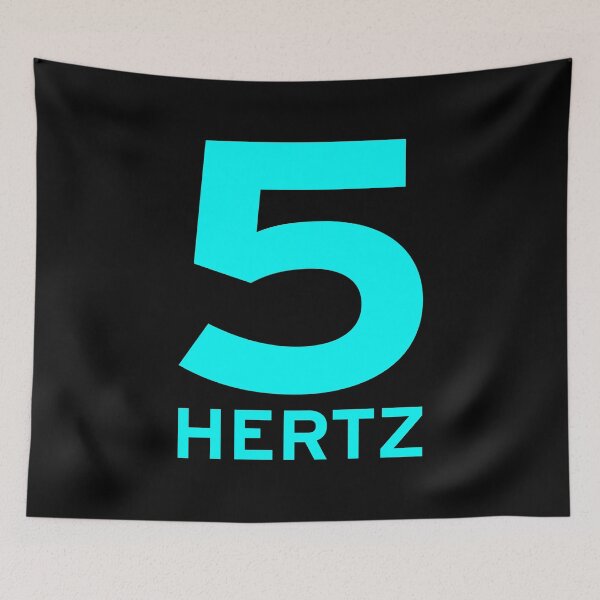 Item preview, 5 HERTZ BRAND LOGO - BLUE designed and sold by 5hertz.