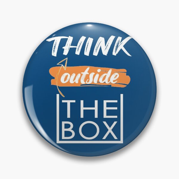 Item preview, Think outside the box - thinking different - Thinking different quotes designed and sold by Alice-Elgawi.