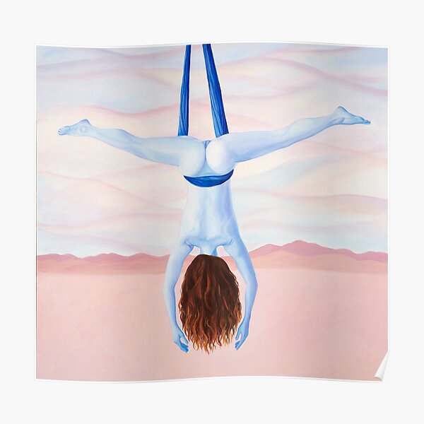 Is it Safe?, original painting, acrylic on canvas, 38'X36" Poster