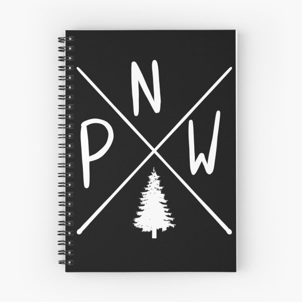 Item preview, White PNW Evergreen Tree designed and sold by AlkiCreationsCo.