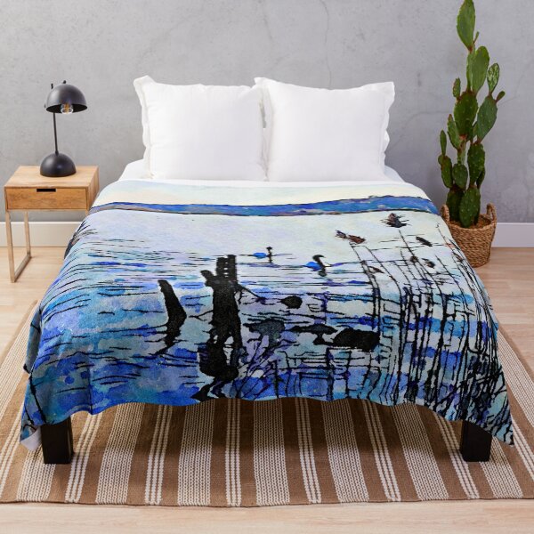 Item preview, Bracciano: two swans and reeds in the lake designed and sold by Giuseppe Cocco.