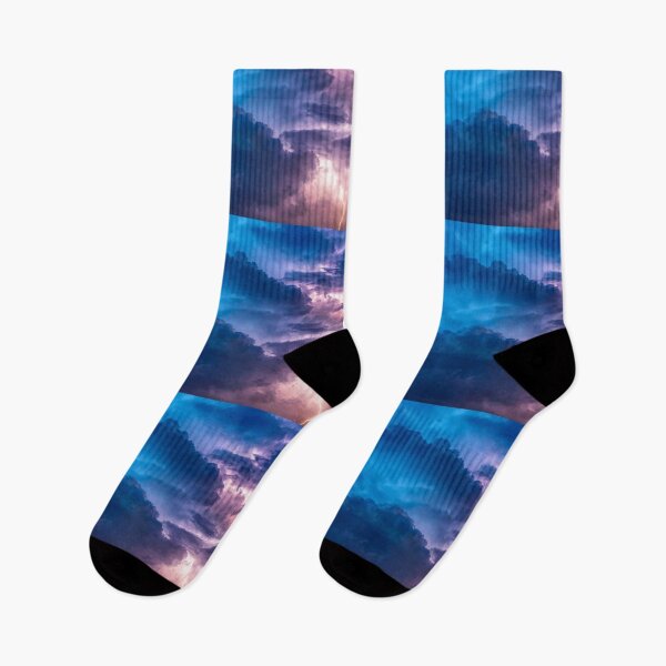 Item preview, Blue Lightning Clouds  designed and sold by ShopManea.