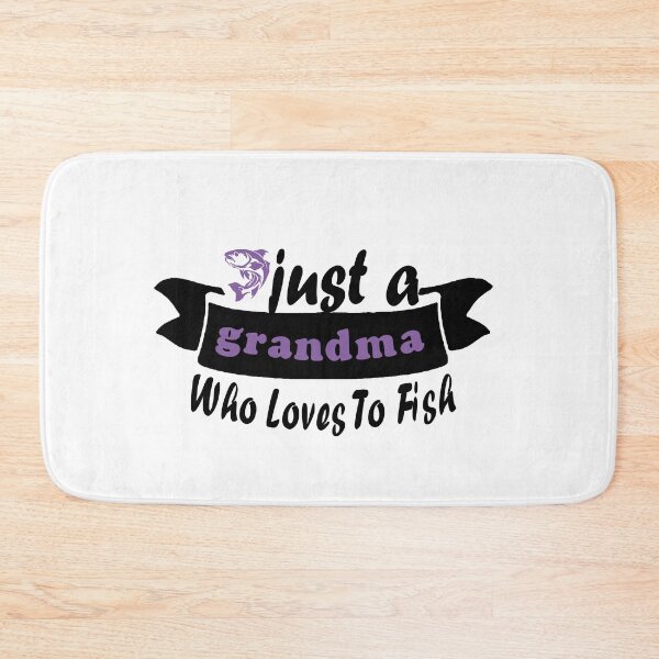 Item preview,  Fuuny fish just a grandma Who Loves To Fish,gift idea for lovers fish, grandma, the hunt designed and sold by Mac Store.