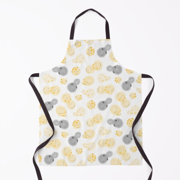 Item preview, Cute Watercolor Baker's Yeast in Grey and Orange designed and sold by fogoosherie.