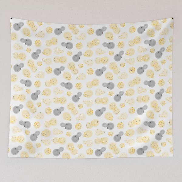 Item preview, Cute Watercolor Baker's Yeast in Grey and Orange designed and sold by fogoosherie.