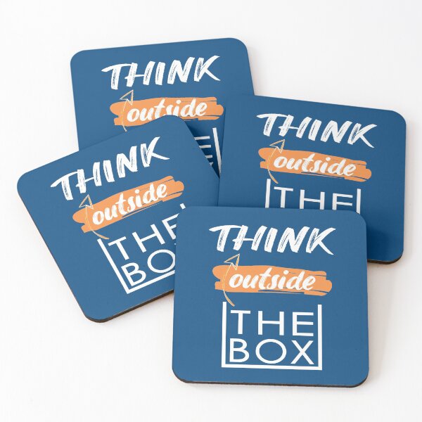 Item preview, Think outside the box - thinking different - Thinking different quotes designed and sold by Alice-Elgawi.