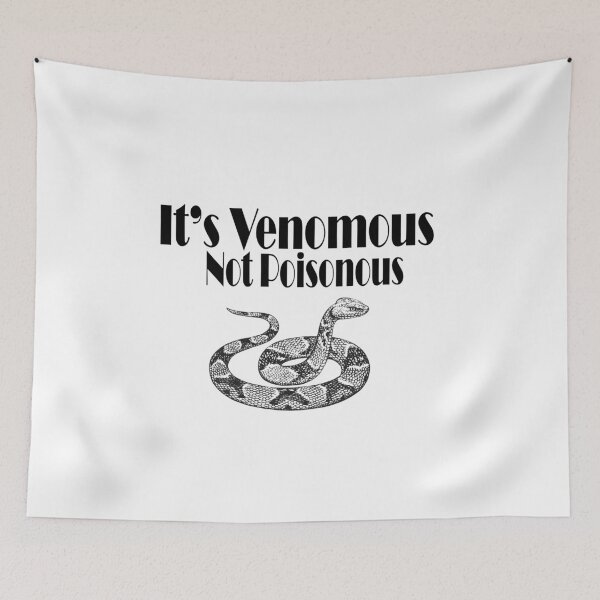 Item preview,  Fuuny animal It’s Venomous Not Poisonous, gift idea for lovers reptiles, snakes, lizard designed and sold by Mac Store.