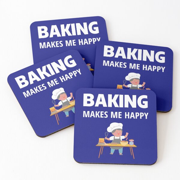 Item preview, Baking makes me happy designed and sold by fev-rocks.