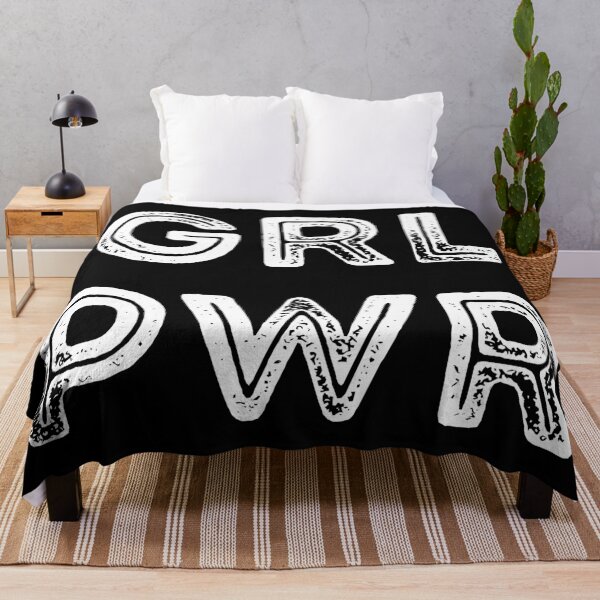 Item preview, Girl Power GRL PWR Abbreviated Rough Text Design Feminist Pro Girl Positivity Motivation designed and sold by BoomDesignsUS.
