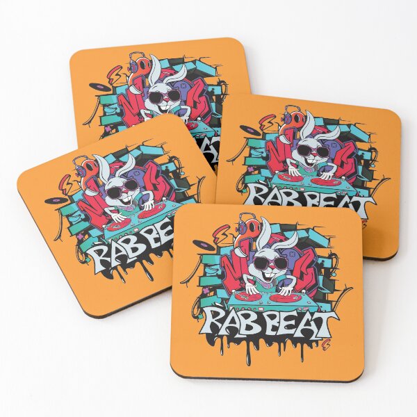 Item preview, Rab Beat DJ Bunny - Graffiti style motif designed and sold by brunsch-print.