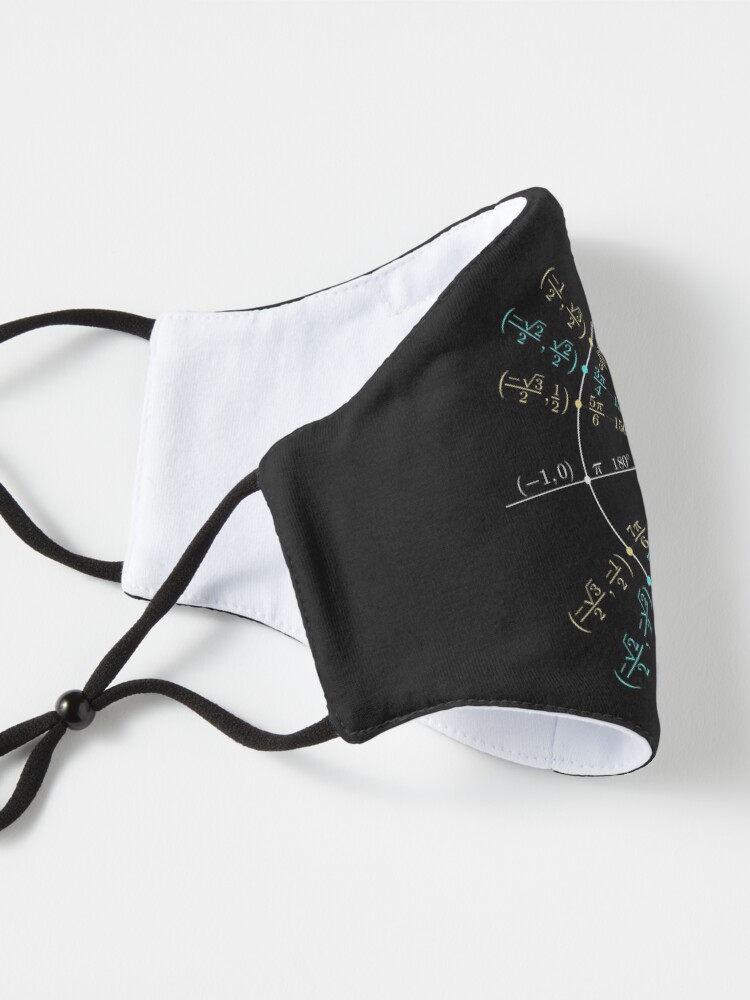 Alternate view of Unit #circle #angles. #Trigonometry, #Math Formulas, Geometry Formulas Mask