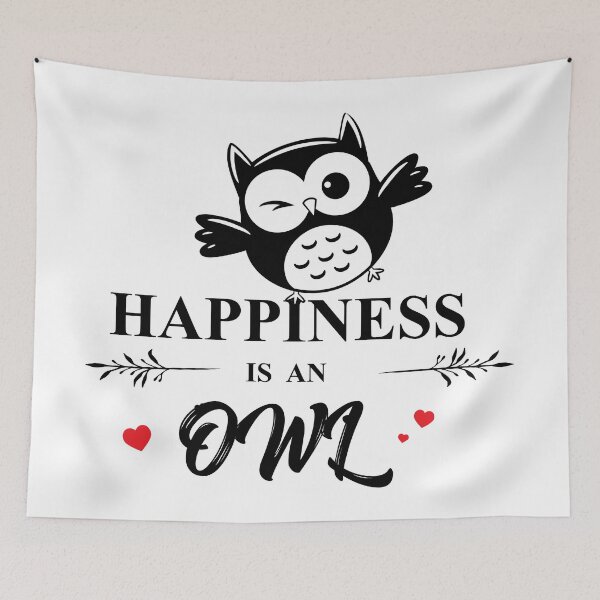 Item preview, Happiness Is An Owl designed and sold by KrisSidDesigns.