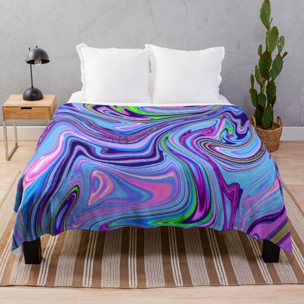 Item preview, Neon Blue, Pink & Green Marble | Ink Aesthetics designed and sold by Edgy--Girl.