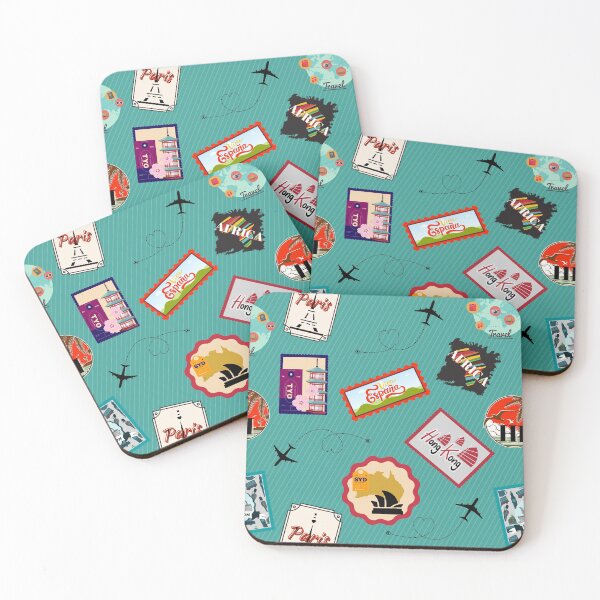 Item preview, Vintage World Travel designed and sold by LoveMyStates.
