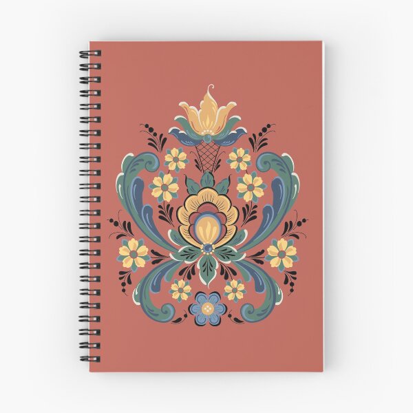 Item preview, Rosemaling Red and Gold designed and sold by Barbara Pixton.