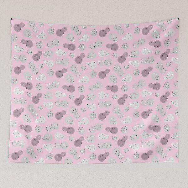 Item preview, Cute Watercolor Baker's Yeast in Grey on Pink designed and sold by fogoosherie.