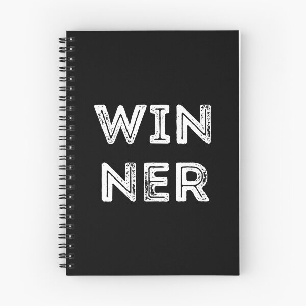 Item preview, Winner All Caps Rough Text Design Positivity Motivation Workout designed and sold by BoomDesignsUS.