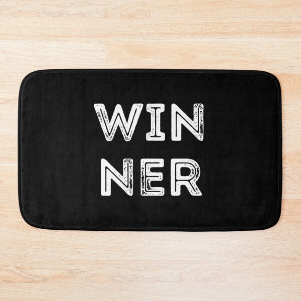 Item preview, Winner All Caps Rough Text Design Positivity Motivation Workout designed and sold by BoomDesignsUS.