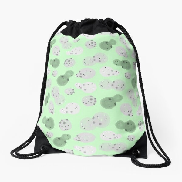 Aperçu de l'œuvre Levure de boulanger aquarelle mignonne en gris sur vert créée et vendue par fogoosherie.