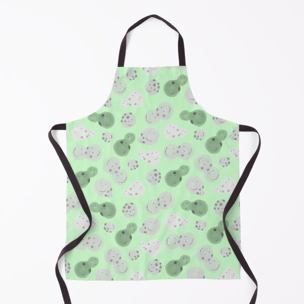 Item preview, Cute Watercolor Baker's Yeast in Grey on Green designed and sold by fogoosherie.