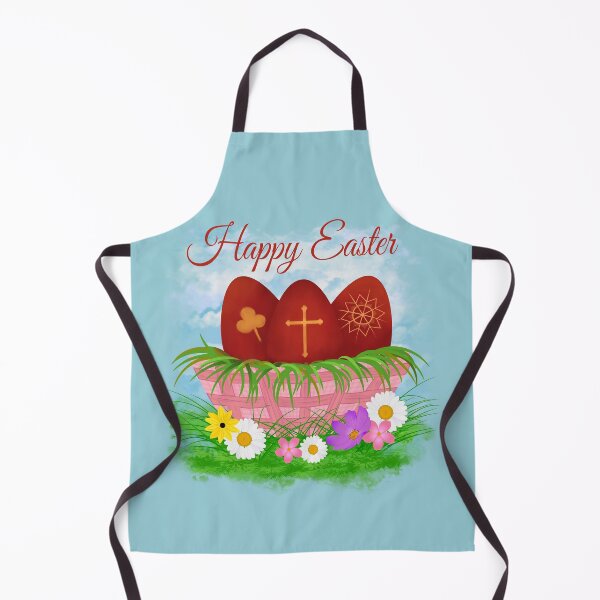 Item preview, orthodox easter - easter eggs with traditional patterns in basket with flowers  designed and sold by MimmyG.