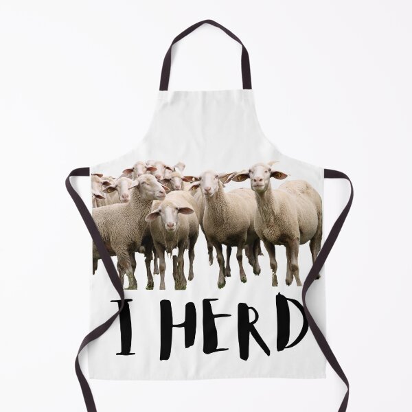 Item preview, I Herd. Sheep. Photo, Black Text designed and sold by JellyBeenzz.