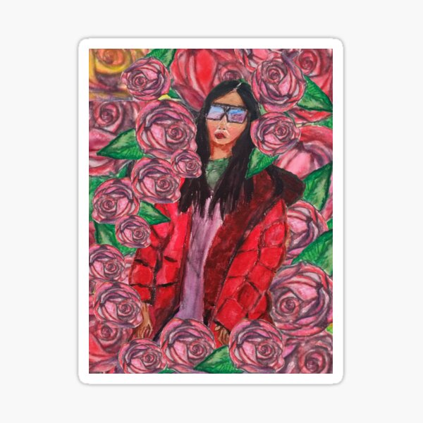 Item preview, A GIRL LOST IN ROSES  designed and sold by IvanaKada.