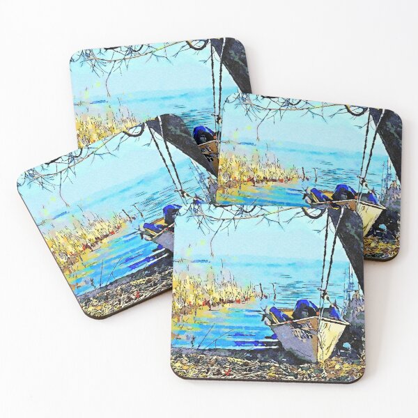 Item preview, Bracciano: boat on the water's edge designed and sold by Giuseppe Cocco.
